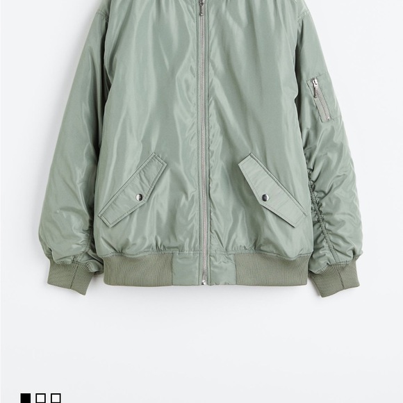 Khaki green bomber jacket - Picture 1 of 5